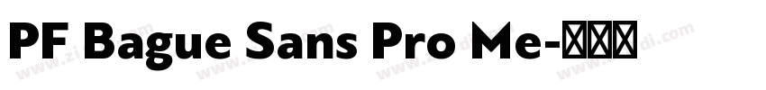 PF Bague Sans Pro Me字体转换
